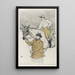 Le jockey allant au poteau - Henri de Toulouse-Lautrec — quadro incorniciato alla parete