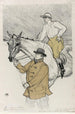 Le jockey allant au poteau - Henri de Toulouse-Lautrec — vista dell’opera