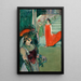 L'opéra Messaline a Bordeaux Messaline descende le scale bordé de figurants - Henri de Toulouse-Lautrec — quadro incorniciato alla parete