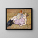 Le Canapé - Henri de Toulouse-Lautrec — quadro incorniciato alla parete