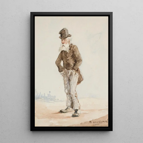 Un décavé - Henri de Toulouse-Lautrec — quadro incorniciato alla parete