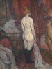 Donna di fronte a uno specchio - Henri de Toulouse-Lautrec — vista dell’opera