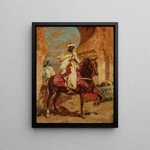 Henri milien Rousseau - Cavalier arabe.webp