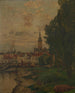 Una vista sul Tamigi - Henri van der Hecht — vista dell’opera