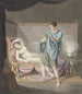 Rappresentazione classica di un uomo in piedi con una donna su una chaise longue - Henricus Franciscus Wiertz — vista dell’opera