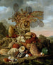 con conchiglie e piante marine - Henricus Franciscus Wiertz — vista dell’opera