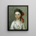 Henriette Charlotte Chastaigner Mme Nathaniel Broughton - Henrietta De Beaulieu Dering Johnston — quadro incorniciato alla parete