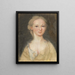 Ann Broughton Mme John Gibbs - Henrietta Johnston — quadro incorniciato alla parete