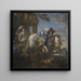 Henriette Adélaïde di Savoia e Ferdinando di Baviera a cavallo - Jan Miel — presentazione a parete dell’opera
