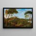 Castel Gandolfo - Hendrik Frans van Lint — quadro incorniciato alla parete