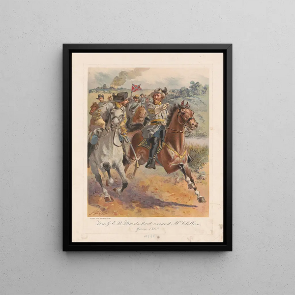 Henry Alexander Ogden - Gen JEB Stuarts raid around McClellan June 1862.webp