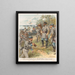 Stonewall Jackson Bull Run 17 agosto 1861 - Henry Alexander Ogden — quadro incorniciato alla parete