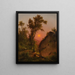 Vista dal tramonto di Bluff - Henry Ary — quadro incorniciato alla parete