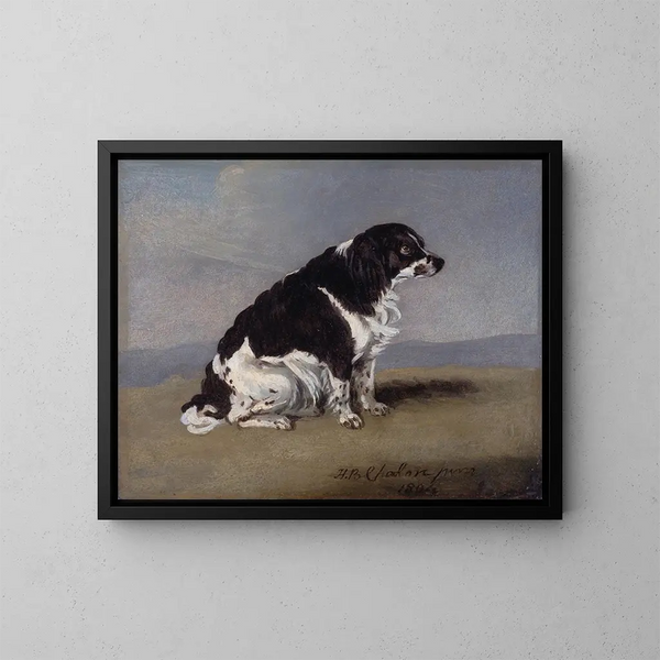 Le spaniel della duchessa di York - Henry Bernard Chalon — quadro incorniciato alla parete