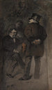 Une conversation - Henry Bonaventure Monnier — vista dell’opera