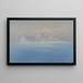 Capri, costa a picco vista mare - Henry Brokman — quadro incorniciato alla parete