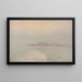 Effetto di nebbia sul mare - Henry Brokman — quadro incorniciato alla parete