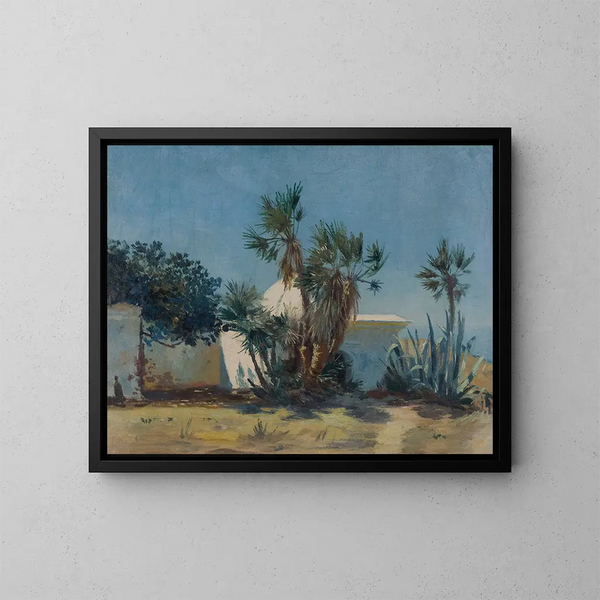 L'Oasi - Henry Brokman — quadro incorniciato alla parete