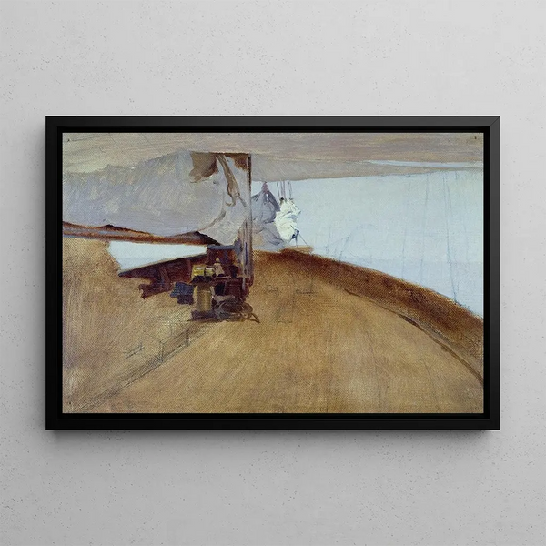Ponte davanti all'Alda - Henry Brokman — quadro incorniciato alla parete