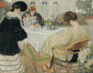 Henry CaroDelvaille - Ladies taking Tea.webp