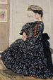 Portrait de femme en robe mouchetée - Henry Caro-Delvaille — vista dell’opera