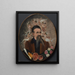 Autoritratto con cinque muse - Henry Church — quadro incorniciato alla parete