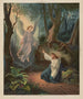 Scène biblica del Cristo con un angelo - Henry Crone — vista dell’opera