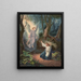 Cristo con un angelo - Henry Crone — quadro incorniciato alla parete