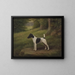 Paddock Paprika, un terrier in un paesaggio - Henry Crowther — quadro incorniciato alla parete