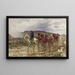 Ramener les chevaux - Henry Enrico Coleman — quadro incorniciato alla parete