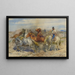Separare un cavallo stallone - Henry Enrico Coleman — quadro incorniciato alla parete