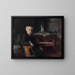 Ritratto di Gabriel Fauré 1845-1924, compositore - Henry Farr — quadro incorniciato alla parete