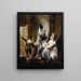 Una madre con la sua famiglia in campagna - Henry Fuseli — quadro incorniciato alla parete