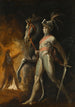 La rencontre di Sir Hon de Bordeaux e Scherasmin nella grotta del Libano di Oberon di Wieland - Henry Fuseli — vista dell’opera