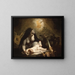 La Strega della Notte che visita le streghe della Lapponia - Henry Fuseli — quadro incorniciato alla parete