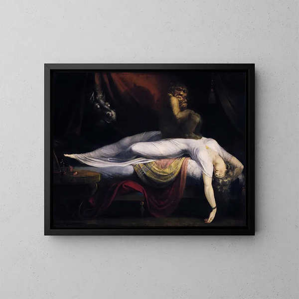 Il Incubo - Henry Fuseli — quadro incorniciato alla parete