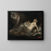 L'incubo che lascia due giovani donne - Henry Fuseli — quadro incorniciato alla parete