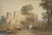 Paesaggio con edificio in rovina - Henry Gastineau — vista dell’opera