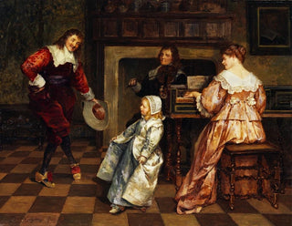 Musica da camera dei pesci - Henry Gillard Glindoni — vista dell’opera