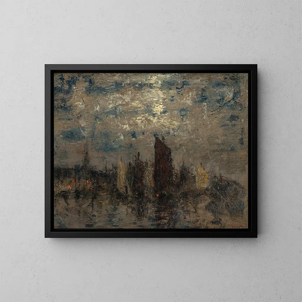 Notturno - Henry Golden Dearth — quadro incorniciato alla parete