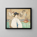Il cappello nero di Mademoiselle Dorothy Hart - Henry Golden Dearth — quadro incorniciato alla parete