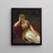 Una bellezza di harem - Henri Guillaume Schlesinger — quadro incorniciato alla parete