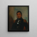 Chippewa di Big Buffalo - Henry Inman — quadro incorniciato alla parete