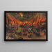 Ultimo giorno di Pompei - Henry J Pain — quadro incorniciato alla parete