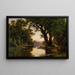 Un billabong del Goulburn, Victoria - Henry James Johnstone — quadro incorniciato alla parete