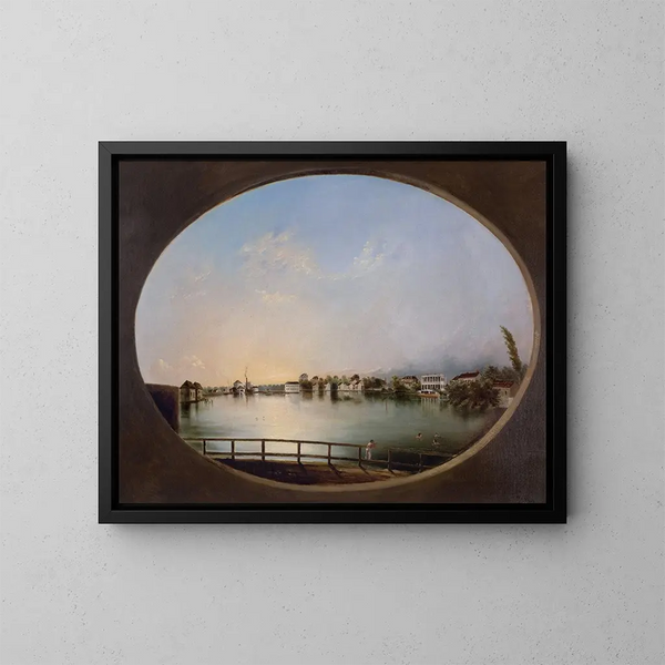 Vista di Charleston, vista da est - Henry Joseph Jackson — quadro incorniciato alla parete