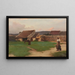 Una corte di fattoria - Henry Lerolle — quadro incorniciato alla parete