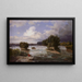Cascate di Sant'Antonio così come apparivano nel 1848 - Henry Lewis — quadro incorniciato alla parete