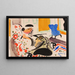 Interno calligrafico - Henry Lyman Saen — quadro incorniciato alla parete