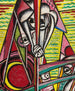 Composition cubista - Henry Lyman Saen — vista dell’opera